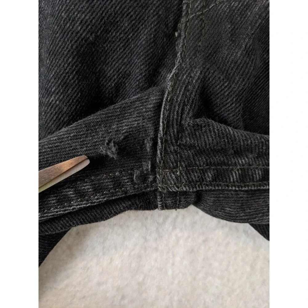 Levis 505 Mens Jeans Size 40 x 32 Cotton Black